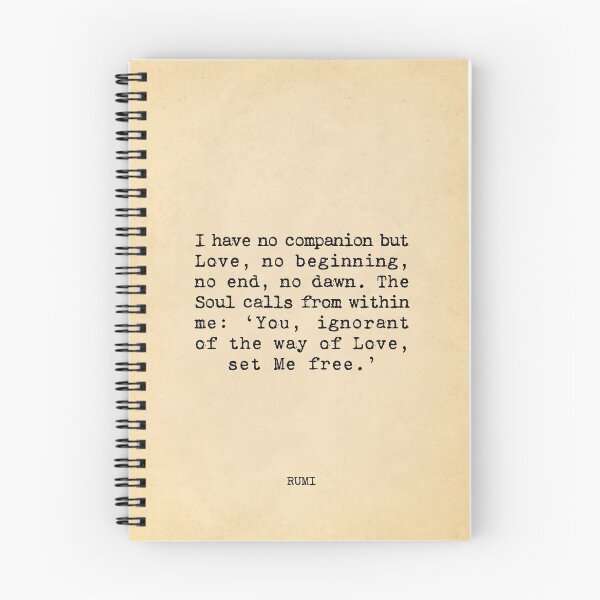Item preview, I have no companion but Love, no beginning, no end, no dawn - Rumi designed and sold by vintagepaper.