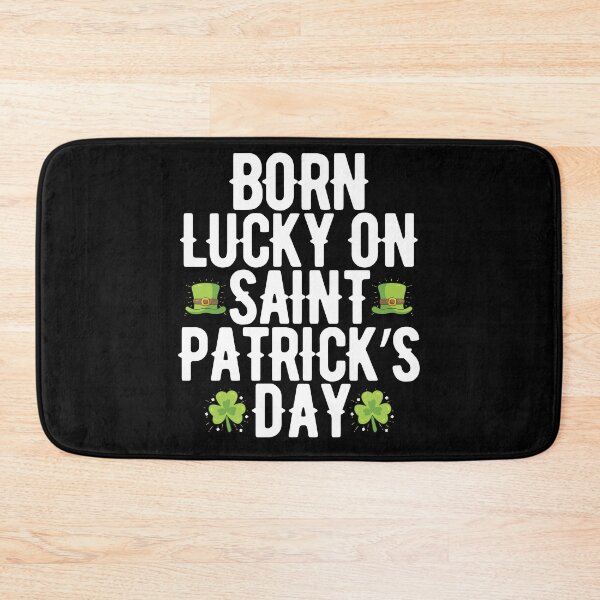 Item preview, Born Lucky On St Patricks Day Birthday designed and sold by TooFlyDesign.
