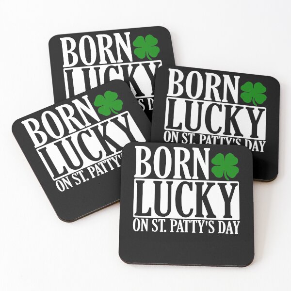 Item preview, Born Lucky Birthday On St Patricks Day designed and sold by TooFlyDesign.