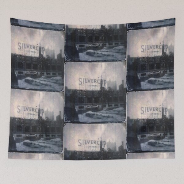 Item preview, Black and white photo of iconic Silvercup Studios, in Queens, NY designed and sold by jessicabruce.