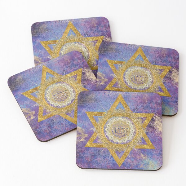Item preview, YHVH Gold Star Mandala designed and sold by Tau Tia L Douglass.