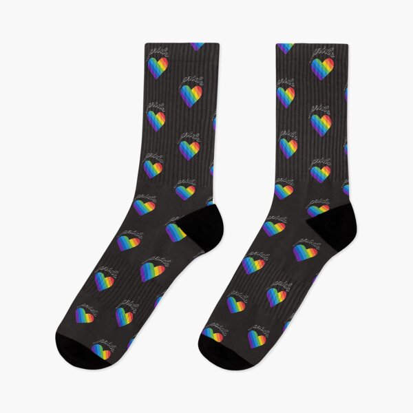 Item preview, Pride Heart Logo LGBTQ+ Pride Black T-Shirt designed and sold by joethecannon.