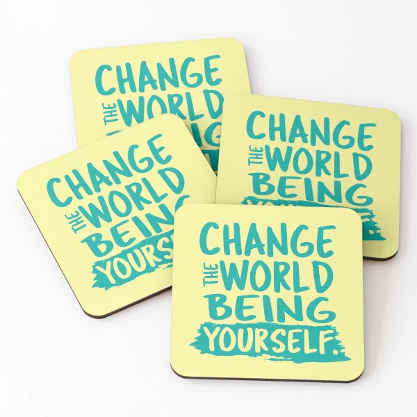 Item preview, Change the world by being yourself.  designed and sold by VladC.