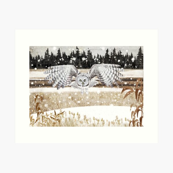 Item preview, Great Grey Owl designed and sold by katherineblower.