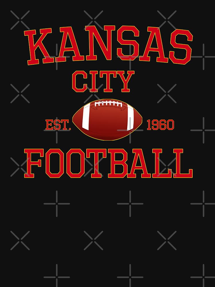 KC Kansas City Originals Vintage Sports Fan Red & Yellow Kc Football by Bullish-Bear