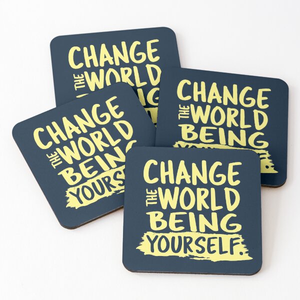 Item preview, Change the world by being yourself.  designed and sold by VladC.