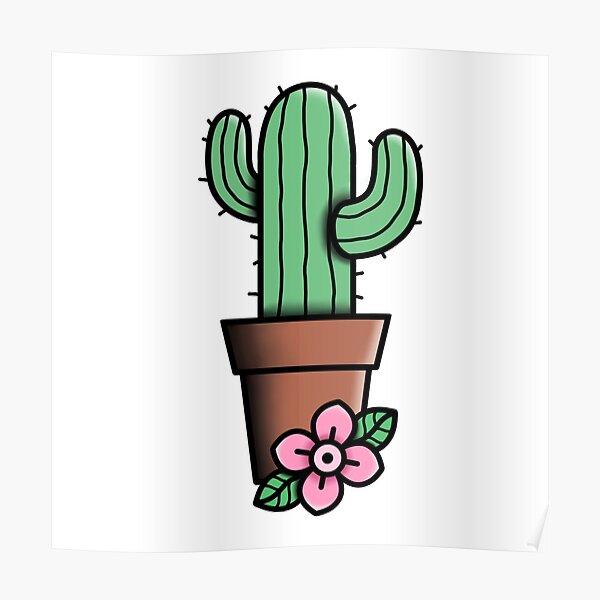 tattoo in black line style of a cactus 12088892 Vector Art at Vecteezy