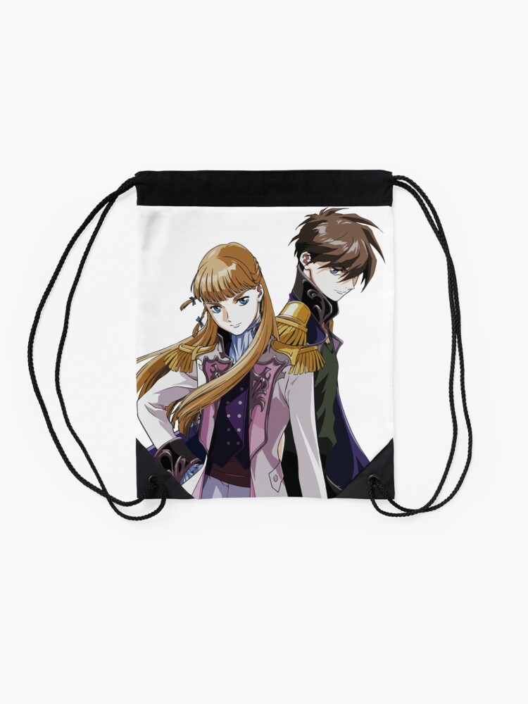 Alternate view of Heero and Relena Gundam Wing Drawstring Bag