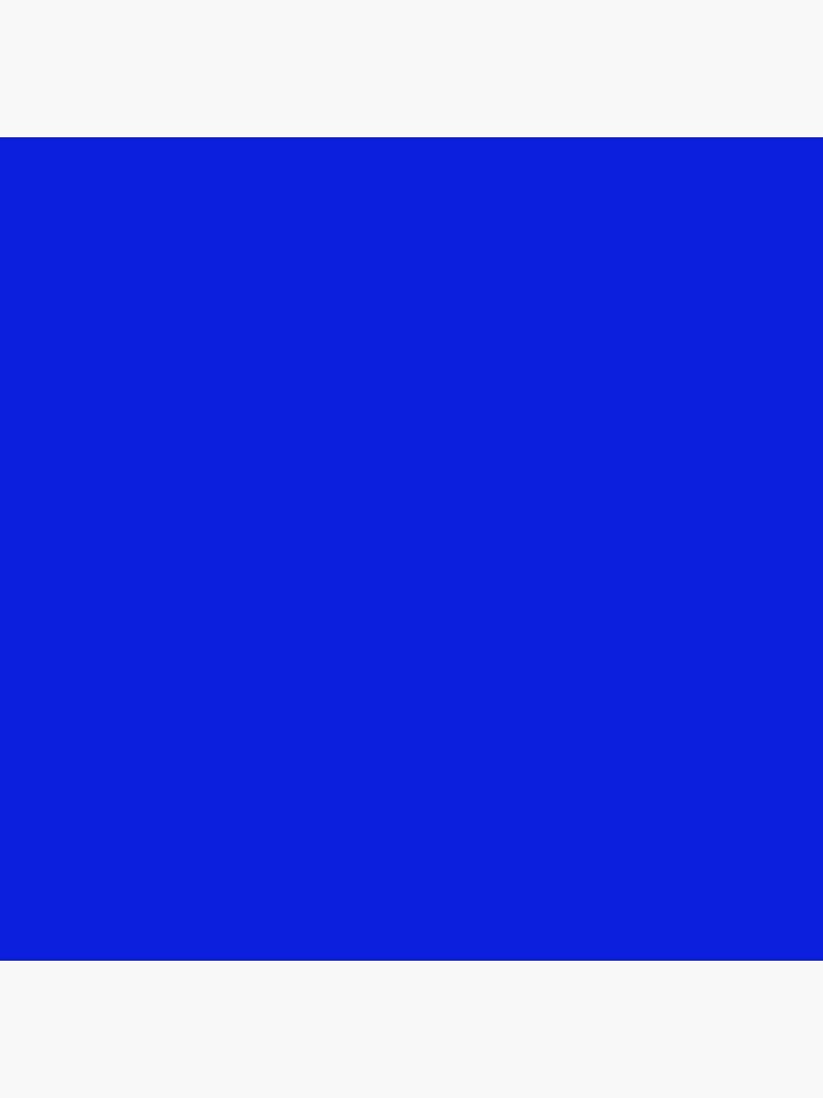  0c1fdd HEX CODE WEB COLORS BRIGHT ROYAL BLUE Metal Print For Sale By 