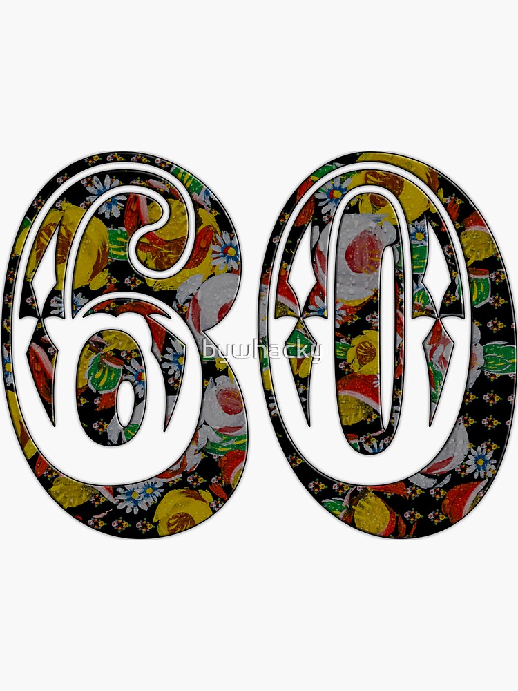 Thumbnail 3 of 3, Sticker, 60 from canalsbywhacky designed and sold by bywhacky.