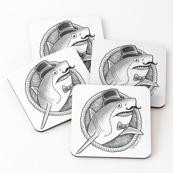 Item preview, Gentleman Shark designed and sold by MadeByJenBlack.