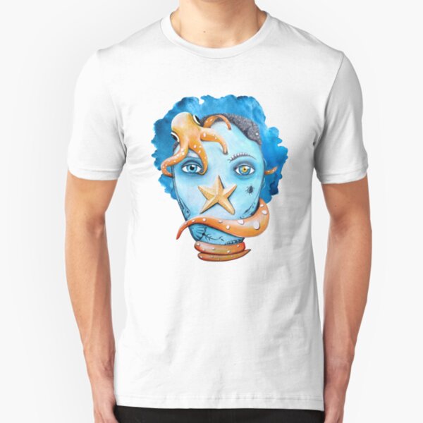 Octopus Revenge, Attack on Humanity. Slim Fit T-Shirt