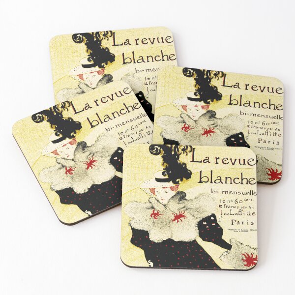 Item preview, LA REVUE BLANCHE by Henri Toulouse Lautrec French Paris Magazine Advertisement designed and sold by retroposters.