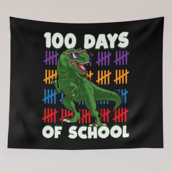 Item preview, 100th Day Of School Dino designed and sold by 4tomic.