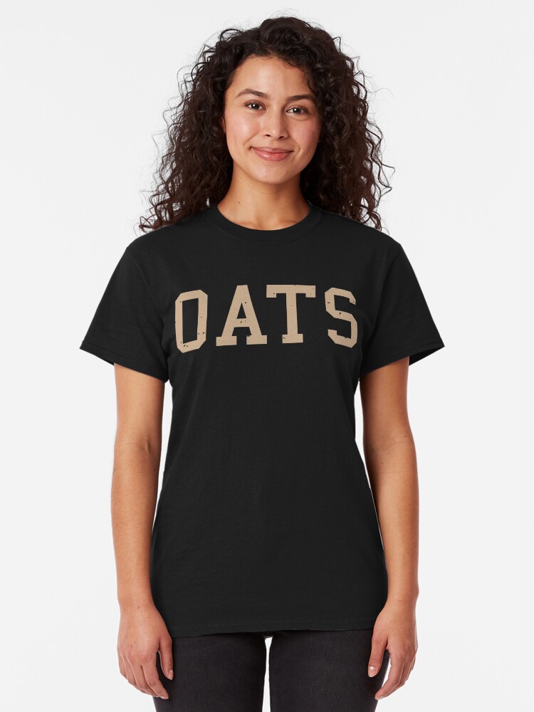 Alternate view of OATS in cool college design font for all oat fans Classic T-Shirt