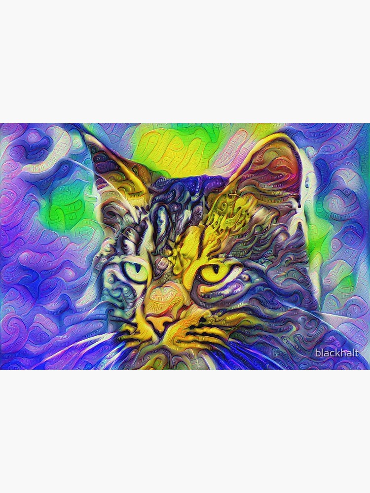 Artificial neural style iris flower cat by blackhalt
