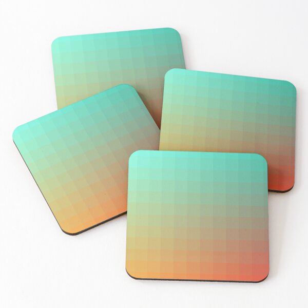 Item preview, Red Orange Teal - Color Pixel designed and sold by ShaMiLaB.