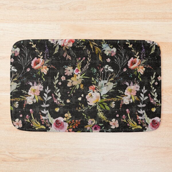 Item preview, Boho Meadow Floral - Black  designed and sold by SugarPineDesign.