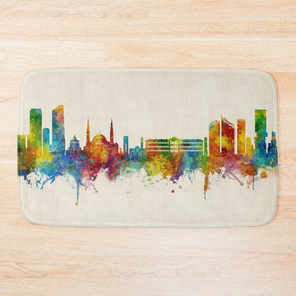 Item preview, Beirut Lebanon Skyline designed and sold by ArtPrints.