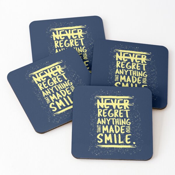 Item preview, Never regret anything that made you smile. designed and sold by VladC.
