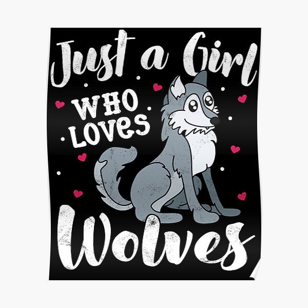 Wolf Girl Posters Redbubble