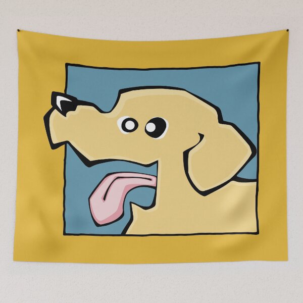 Item preview, Labrador Retriever - Yellow (Face) YELLOW BG designed and sold by TheChicken.