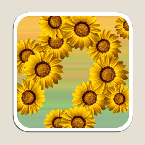 Item preview, Yellow flowers in the spring on abstract background designed and sold by homemadecreate.
