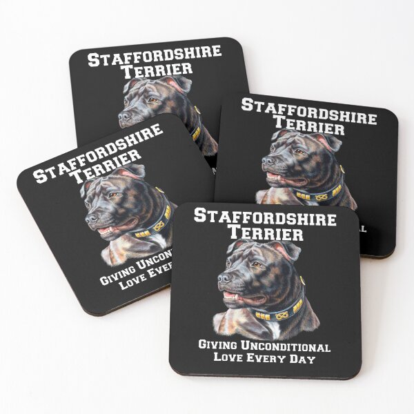 Aperçu de l'œuvre Le Staffordshire Terrier donne de l'amour inconditionnel chaque jour créée et vendue par fantasticdesign.