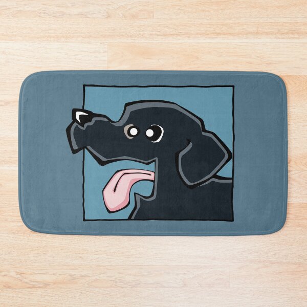 Item preview, Labrador Retriever - Black (Face) BLUE BG designed and sold by TheChicken.