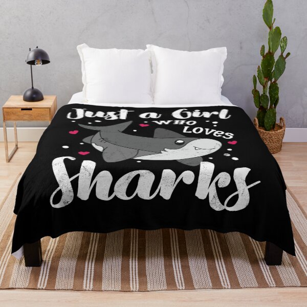 Item preview, Just A Girl Who Loves Sharks designed and sold by rafaeltto.