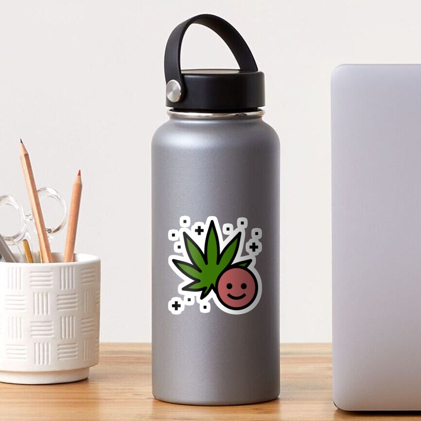 weed emoticon Sticker