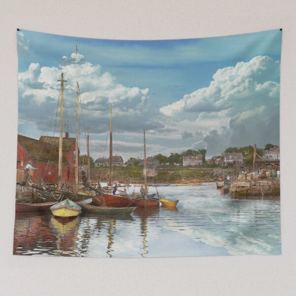 Item preview, Boat - Rockport Mass - Motif Number One - 1906 designed and sold by Mike Savad Photography.