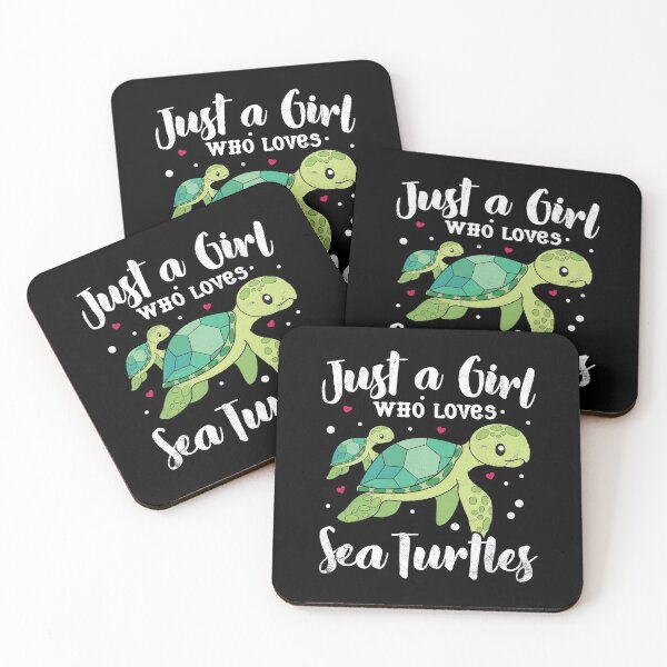 Item preview, Just A Girl Who Loves Sea Turtles designed and sold by rafaeltto.