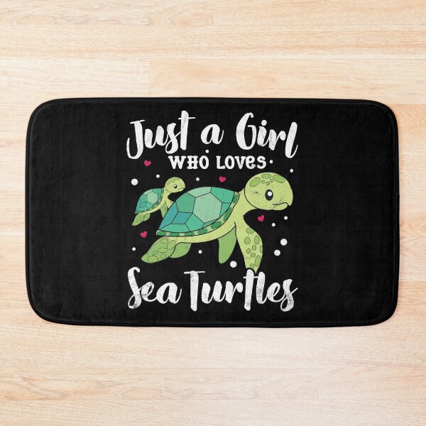 Item preview, Just A Girl Who Loves Sea Turtles designed and sold by rafaeltto.