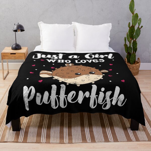 Item preview, Just A Girl Who Loves Pufferfish designed and sold by rafaeltto.
