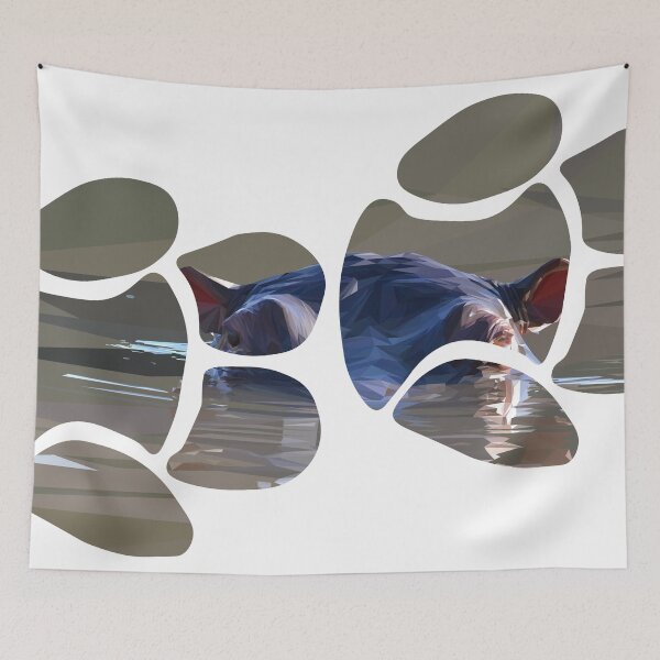 Item preview, Hippo Hoofed designed and sold by ErinFCampbell.