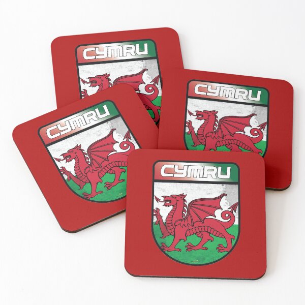 Item preview, WALES Welsh Shield CYMRU UK Flag British Sticker & T-Shirt Decal 04 designed and sold by OuterShellUK.