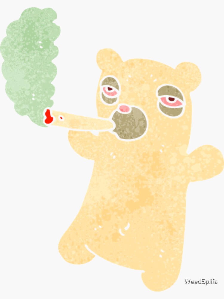 Bear smoking by WeedSplifs