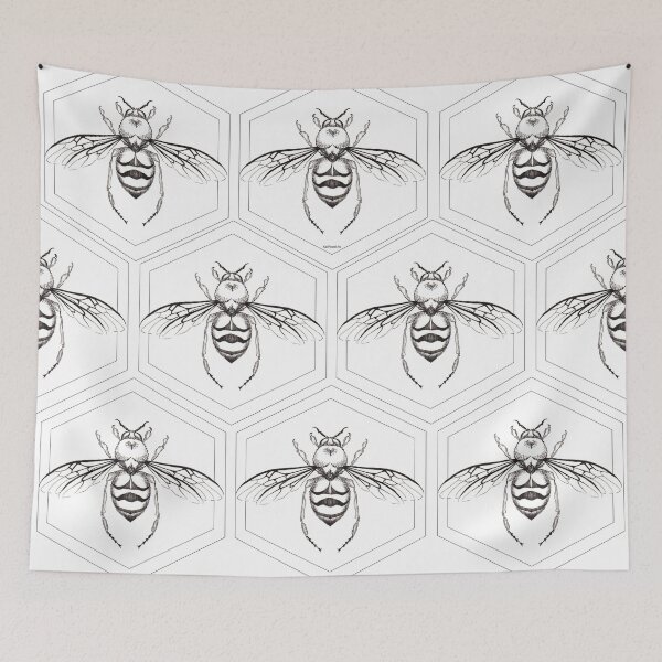 Item preview, Bee Illustration designed and sold by katpowell.