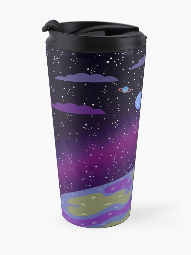 Alternate view of Rick and Morty - Planets Travel Mug