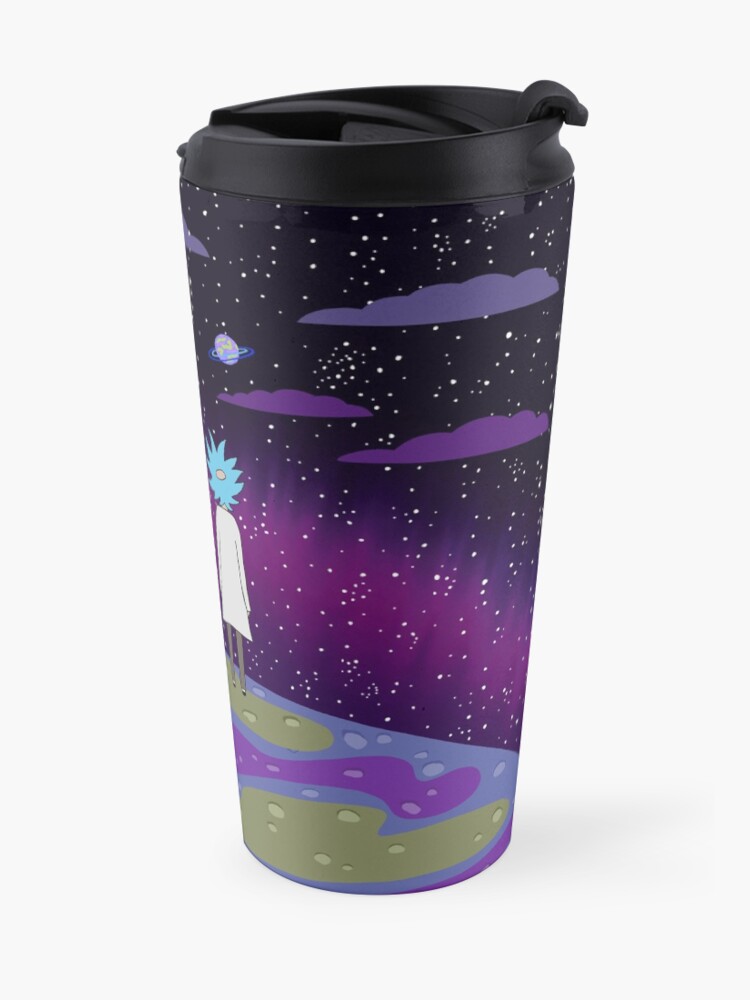 Alternate view of Rick and Morty - Planets Travel Mug