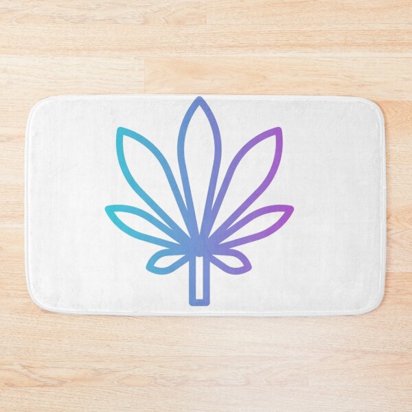 Item preview,  cannabis leaf blue designed and sold by WeedSplifs.