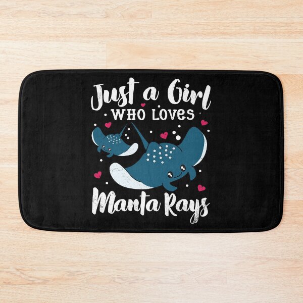 Item preview, Just A Girl Who Loves Manta Rays designed and sold by rafaeltto.