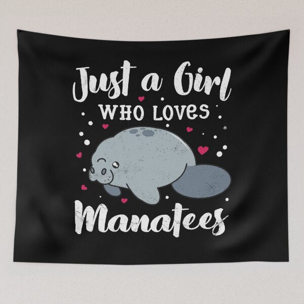 Item preview, Just A Girl Who Loves Manatees designed and sold by rafaeltto.