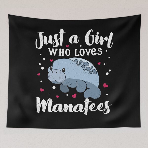 Item preview, Just A Girl Who Loves Manatees designed and sold by rafaeltto.
