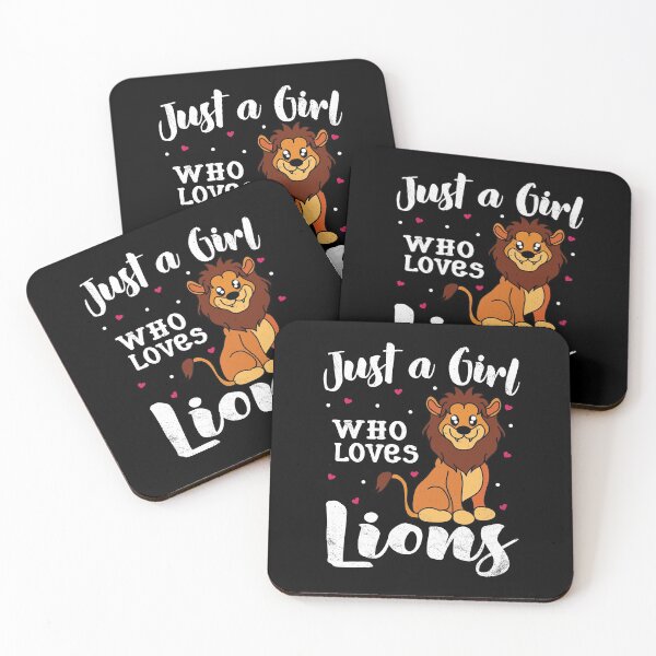 Item preview, Just A Girl Who Loves Lions designed and sold by rafaeltto.