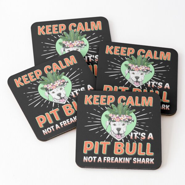 Item preview, Meaningful Pit Bull Lover Gift - Keep Calm Not A Freakin' Shark - Pet Trainer Gifts - Pit Bull designed and sold by kntranhoang.