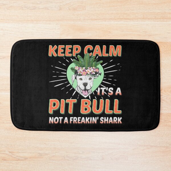 Item preview, Meaningful Pit Bull Lover Gift - Keep Calm Not A Freakin' Shark - Pet Trainer Gifts - Pit Bull designed and sold by kntranhoang.