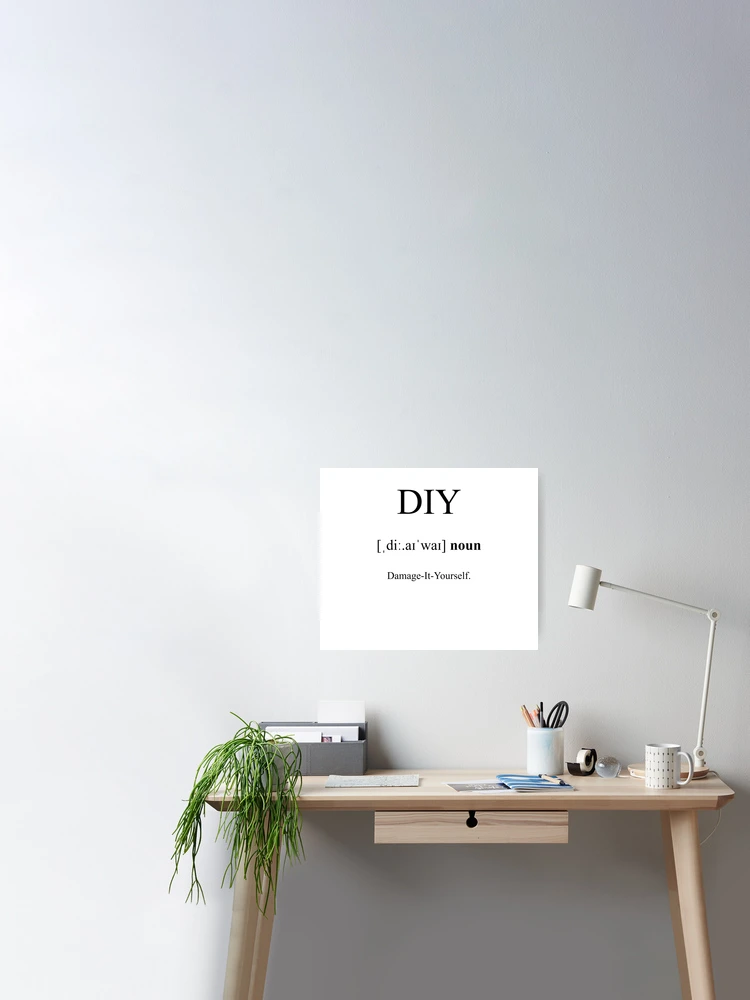 What does the concept of do it yourself DIY mean?