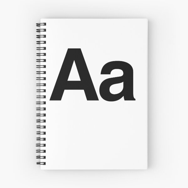 Item preview, Helvetica Aa designed and sold by badgurldesign.